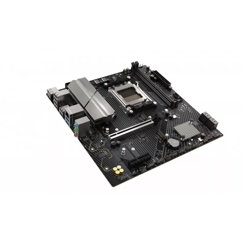 Placa base Sapphire B650M-E (AMD B650) micro ATX, socket AM5, DDR5, 2x DIMM, 96GB, 2x M.2 (PCIe5/4), 4x SATA III, 2,5Gb LAN