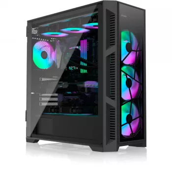 PONOS Ultra, Torre Midi, PC, Negro, ATX, EATX, micro ATX, Mini-ITX, SPCC, Caja