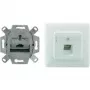 Toma de red RJ-45 Rutenbeck 138112030 blanco