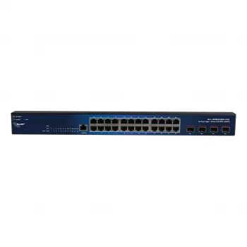 ALLNET switch smart managed Layer2 24 puertos • 24x GbE • 4x SFP+ • 19 • sin ventilador • ALL-SG8428M-10G
