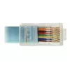 Delock cable adaptador de consola USB 2.0 a serie RS-232 RJ45, 3 m, azul