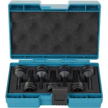 Makita E-23628 - Juego de vasos de impacto en T Impack negro 1/2 | Longitud 78,0 mm | incluido (E-23628)
