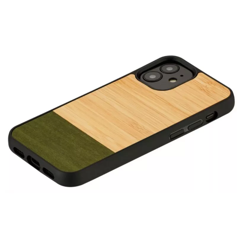 Funda para móvil Man and Wood para iPhone 12 mini – bosque de bambú negro