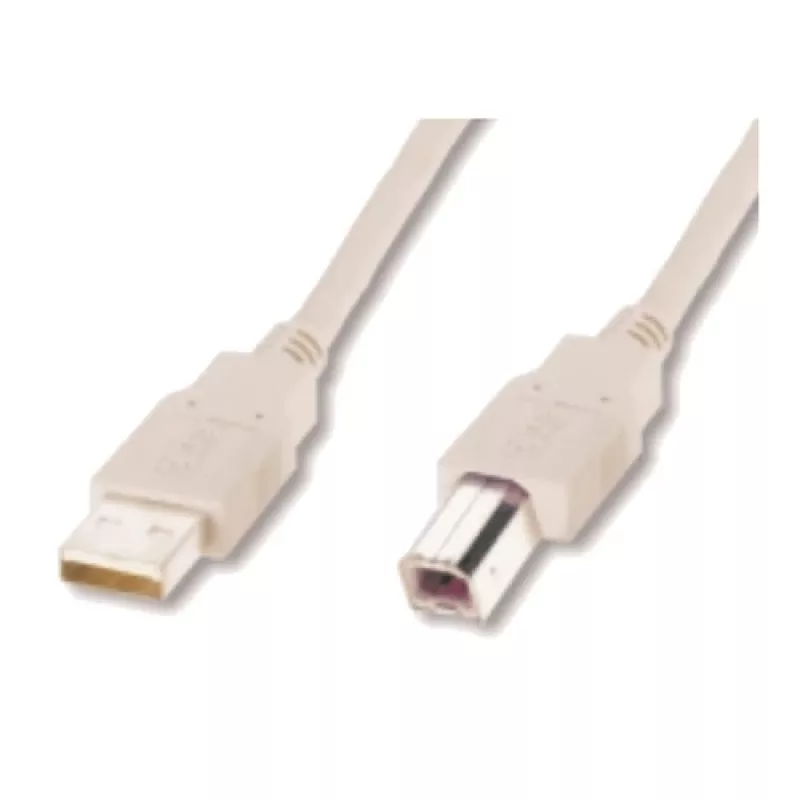 Cable USB 2.0 5M A-B / M-M Gris Classic