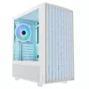 Caja de PC MODECOM BREEZE ARGB Flow MIDI, ATX, USB 3.0 ×2 + USB-C, blanca