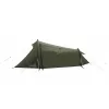 Tienda de túnel easy camp Sarek 1 (verde oscuro/naranja, 2025) — diseño de túnel para una persona
