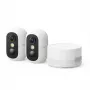 eufy eufyCam C35 - set de 2 cámaras - cámara de vigilancia de red - exterior, interior - resistente a la intemperie - color (día/noche) - 1920 x 1080 - 1080p - audio - inalámbrica - Wi-Fi - brillante