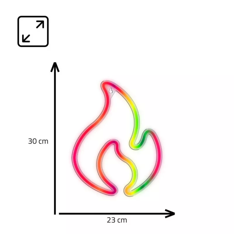 Luz de neón decorativa MANTA SNL58RGB — tira LED con cambio de color RGB, modelo SNL58RGB