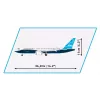 Set de construcción Cobi Boeing 737-8 — 340 piezas, edad recomendada 7+, azul y blanco