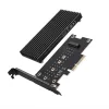 Adaptador interno M.2 PCIe GRAUGEAR G-M2PCI01 conector macho negro 128mm