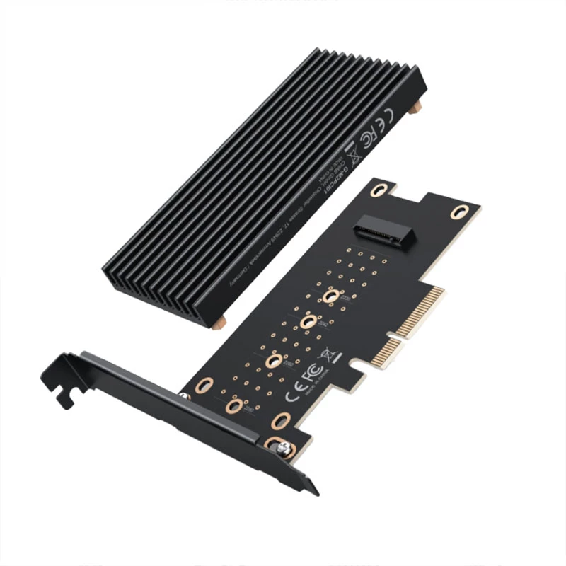 Adaptador interno M.2 PCIe GRAUGEAR G-M2PCI01 conector macho negro 128mm