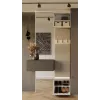 Perchero HAGA, color crema