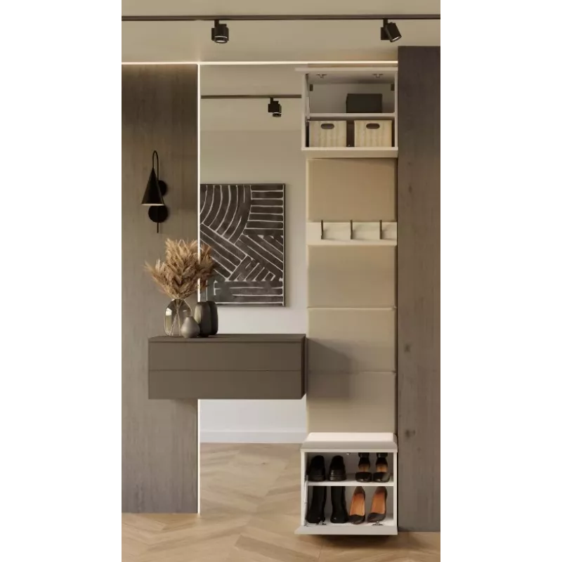 Perchero HAGA, color crema