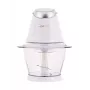 Picadora eléctrica CLATRONIC MZ 3579 — 250 W, 1 L, cuchillas de acero inoxidable, trituradora de hielo, blanca