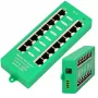 Inyector PoE Gigabit Extralink de 8 puertos activo, 8 puertos Gigabit 802.3at/af, Mode A