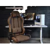Silla gaming Arozzi Torretta SuperSoft – ergonómica marrón, diseño de soporte
