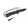 Cuchillo de supervivencia AZYMUT Survival Fire Starter — cuchillo de camping de hoja fija con pedernal integrado