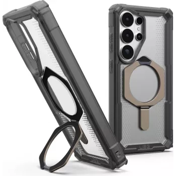 UAG Urban Armor Gear Funda Plasma XTE con soporte y módulo magnético | Samsung Galaxy S26 Ultra | ash (gris)/transparente/titan | 214522113136
