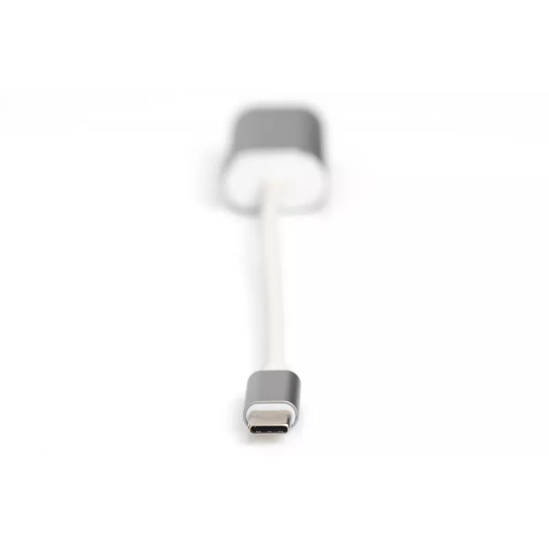 DIGITUS DA-70837 adaptador VGA 1080p FHD a USB 3.0 Type-C, aluminio
