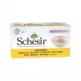 SCHESIR filetes de pollo en caldo - comida húmeda para gatos - 6x50g