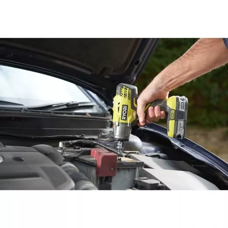 Ryobi R18IW3 Atornillador/llave de impacto 1/2 One+ 18V 2,0Ah Negro, Verde
