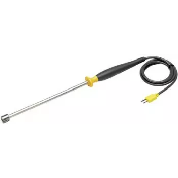 Fluke SureGrip - punta de prueba - negra - plateada - amarilla - acero inoxidable - PVC - 1 m - 60 V (2098723)