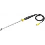 Fluke SureGrip - punta de prueba - negra - plateada - amarilla - acero inoxidable - PVC - 1 m - 60 V (2098723)