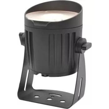 Foco LED exterior EUROLITE 18W blanco cálido con pica, proyector de jardín con protección IP