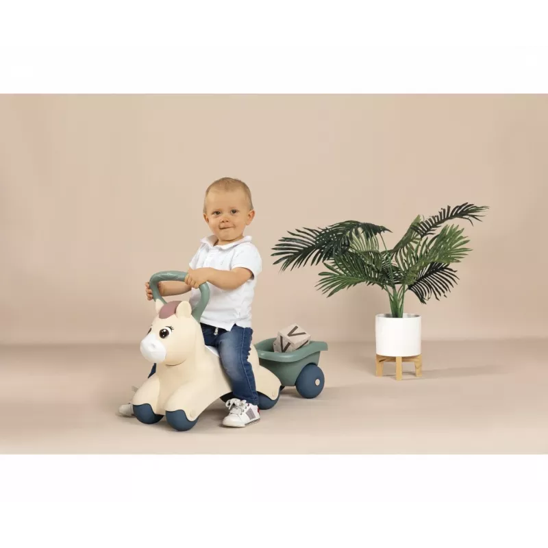 Vehículo de empuje y deslizamiento Little Smoby Baby Pony
