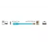 Cable serie DeLOCK 63914 USB Type-C RJ45 3 m azul
