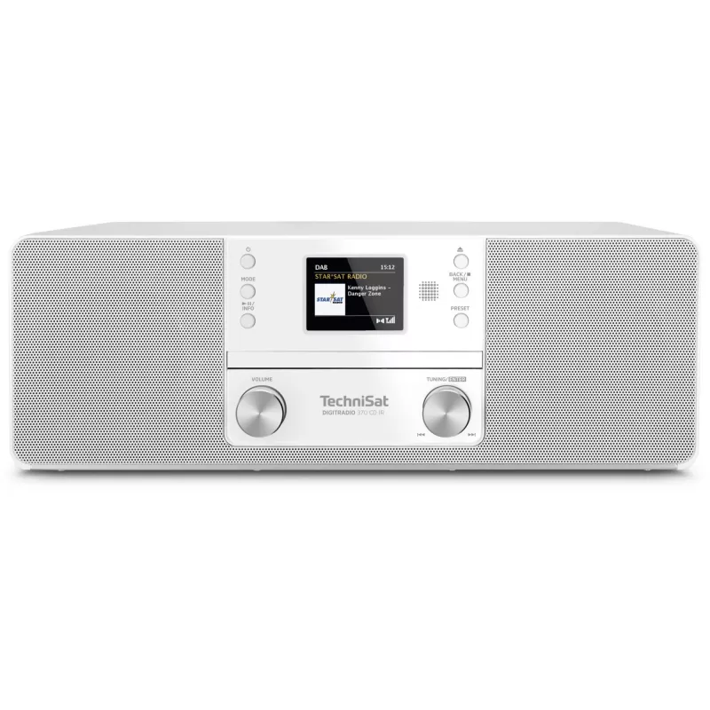 TechniSat DigitRadio 370 CD IR radio DAB reproductor de CD/MP3 reproductor digital radio por internet receptor de audio Bluetooth 10 vatios