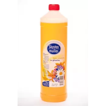 Jabón líquido, con glicerina, aroma floral, 1 l