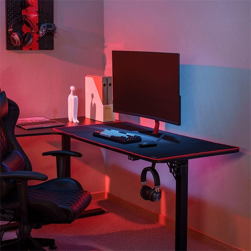 Alfombrilla de ratón gaming XXXL, negra