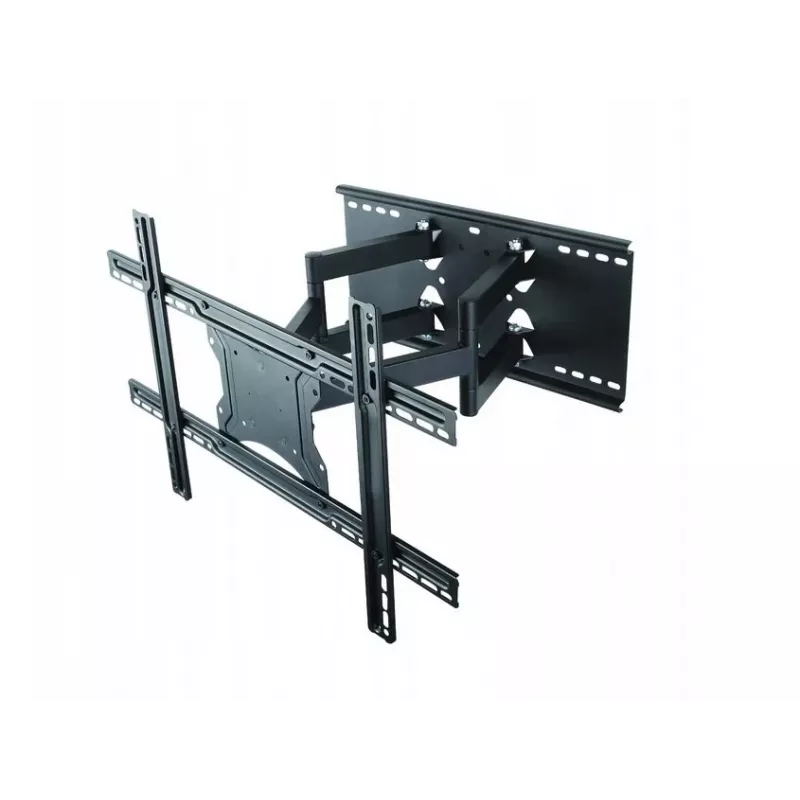 Soporte de pared ART AR-87 para pantallas de 40 inch a 80 inch, capacidad 60 kg, VESA hasta 600×400, inclinación 12°, giro 45°, extensible 5,6–45,8 cm