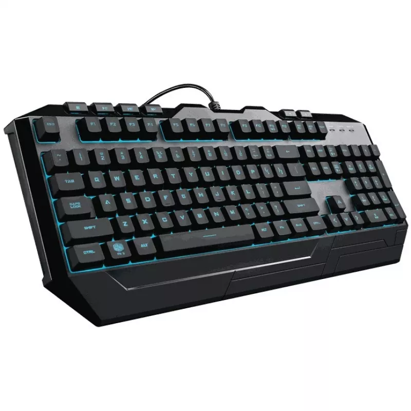 YY Cooler Master Teclado gamer de sobremesa Devastator 3 [DE] negro mono RGB versión revisada