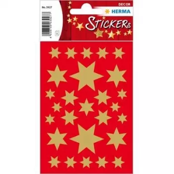Pegatinas estrellas de 6 puntas HERMA 3927