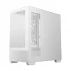 Caja semitorre PC DeepCool CG380 3F WH — Blanca, 235×437×451 mm, compatible con 2,5