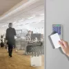 Cerradura con código de huella y RFID QOLTEC 52447 con protección IP68