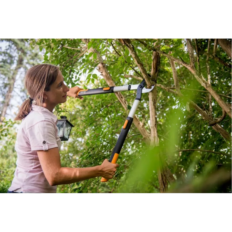 Tijera de podar telescópica Fiskars SmartFit 915 mm L86 negra naranja (1013564)
