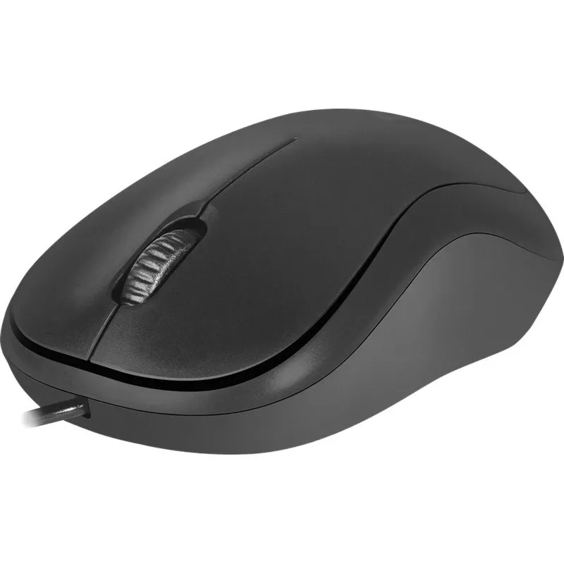 Ratón óptico con cable DEFENDER PATCH MS-759 USB Type-A, ambidiestro, 1000 DPI, negro