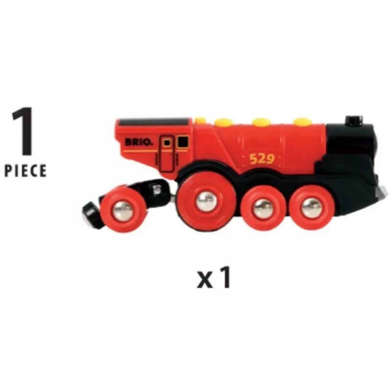 BRIO 33592 tren a pilas negro/rojo
