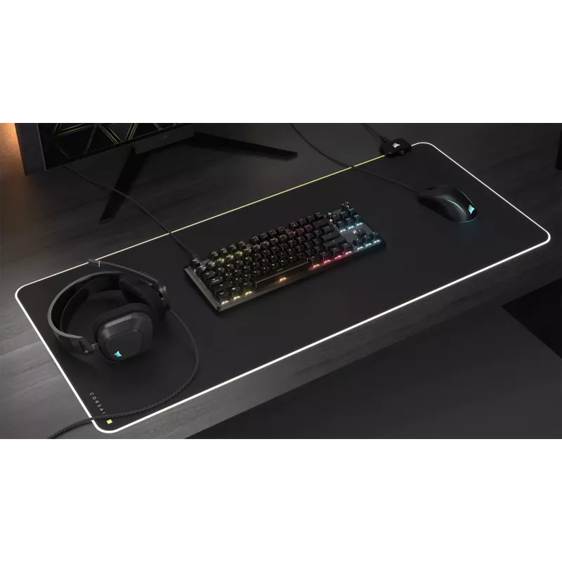 Teclado mecánico para gaming CORSAIR K70 Core TKL USB RGB LED, negro
