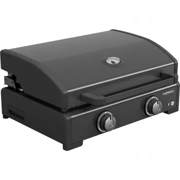 Plancha de gas Campingaz Onyx 2 2217205 — plancha de 2 fuegos con superficie de cocción de hierro fundido