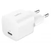 Cargador Belkin BoostCharge 25W USB-C PD (CA de interior) blanco — para consolas portátiles, smartphones, tablets