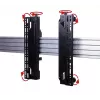 Brazos de interfaz universales con microajuste B-Tech BT8390-VESA400MAF/B
