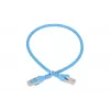 Cable de red Extralink LAN cable de parcheo Cat.6A RJ-45 Cat6a 0,5 m azul