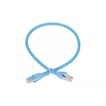 Cable de red Extralink LAN cable de parcheo Cat.6A RJ-45 Cat6a 0,5 m azul