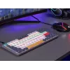 Teclado mecánico Tracer FINA 84 gris (interruptor Outemu Red) TRAKLA47279