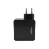 ANSMANN 247PD - fuente de alimentación - 45 vatios - 4700 mA - PD, QC 3.0 - 2 puertos de salida (USB, USB-C) - negro (1001-0095)