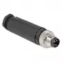Conector DeLOCK M8 codificación A 4 polos conector macho conexión por tornillo negro